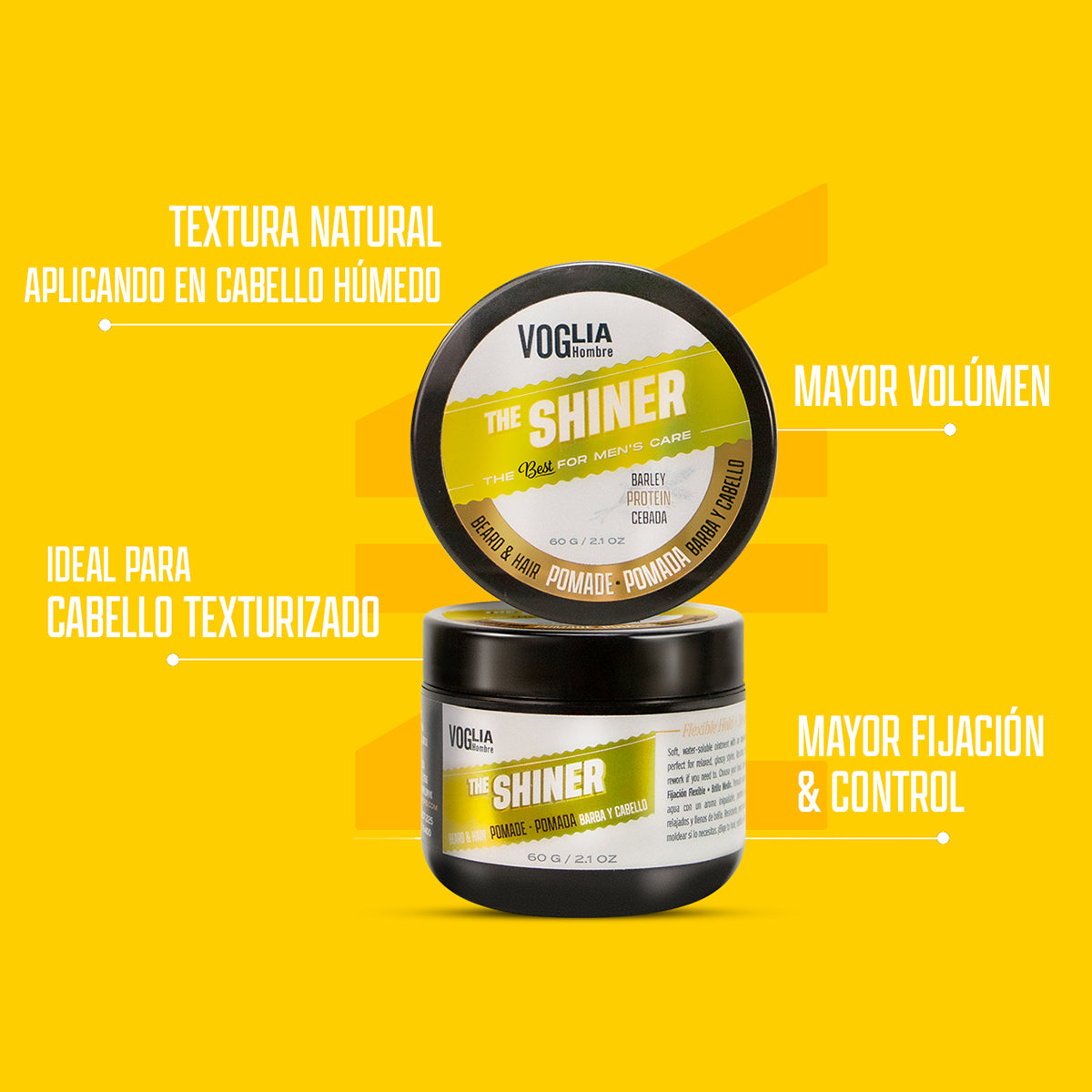 The Shiner 3.5 oz | Pomada Barba Y Cabello