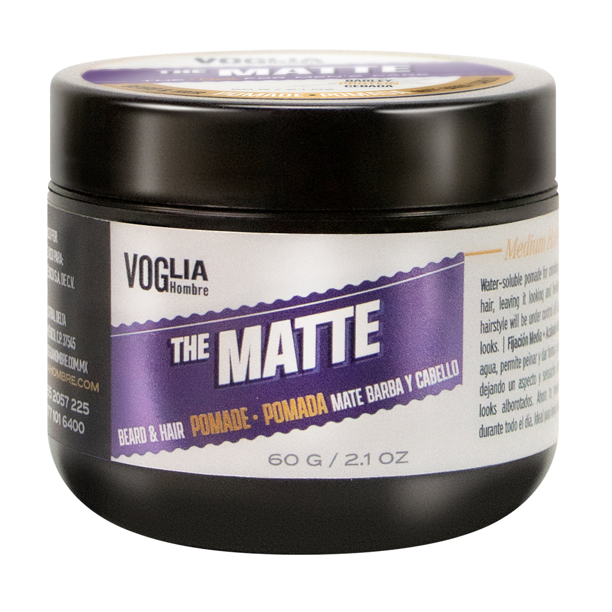 The Matte  | Pomada Mate Barba Y Cabello
